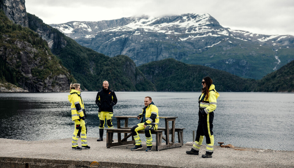 OPPSTART: En glad gjeng som endelig er i produksjon