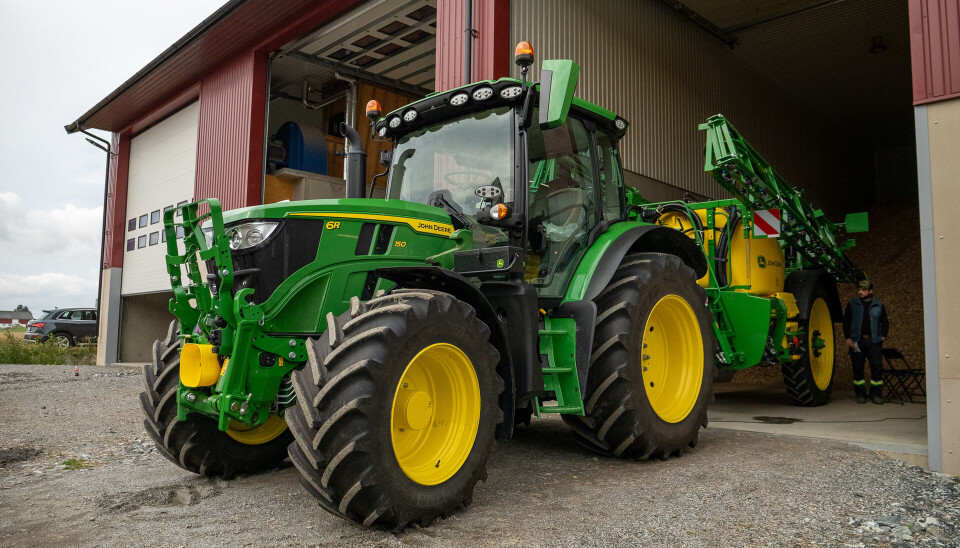 POPULÆR: John Deere 6R 150 ble den mest registrerte enkeltmodellen i fjor.