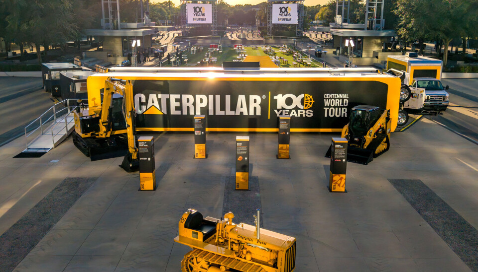 MARKERING: Caterpillar Inc. reiser ut på verdensturne med maskiner og en interaktiv historiefortelling om selskapets 100 første år.
