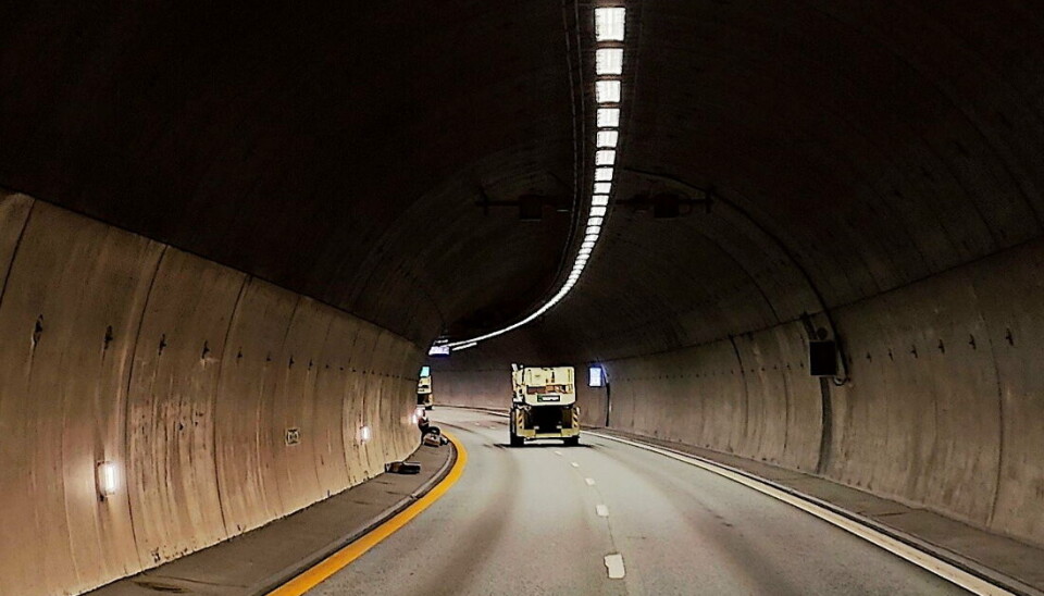 ELEKTRO I TUNNEL: Nordbytunnelen på E6 i Frogn er en av 15 tunneler som inngår i elektrokontrakten som hadde tilbudsfrist i dag.
