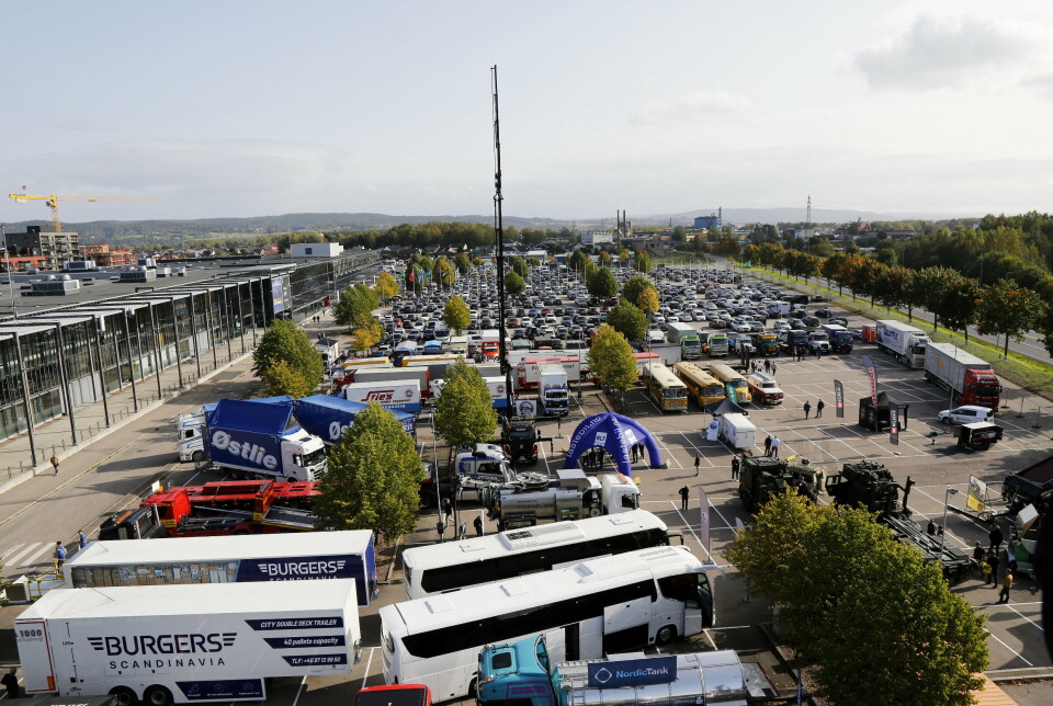 TRANSPORT 2026: Her er et oversiktsbilde fra Transport i 2023, forrige gang Nova Spektrum og NLF arrangerte denne utstillingen.