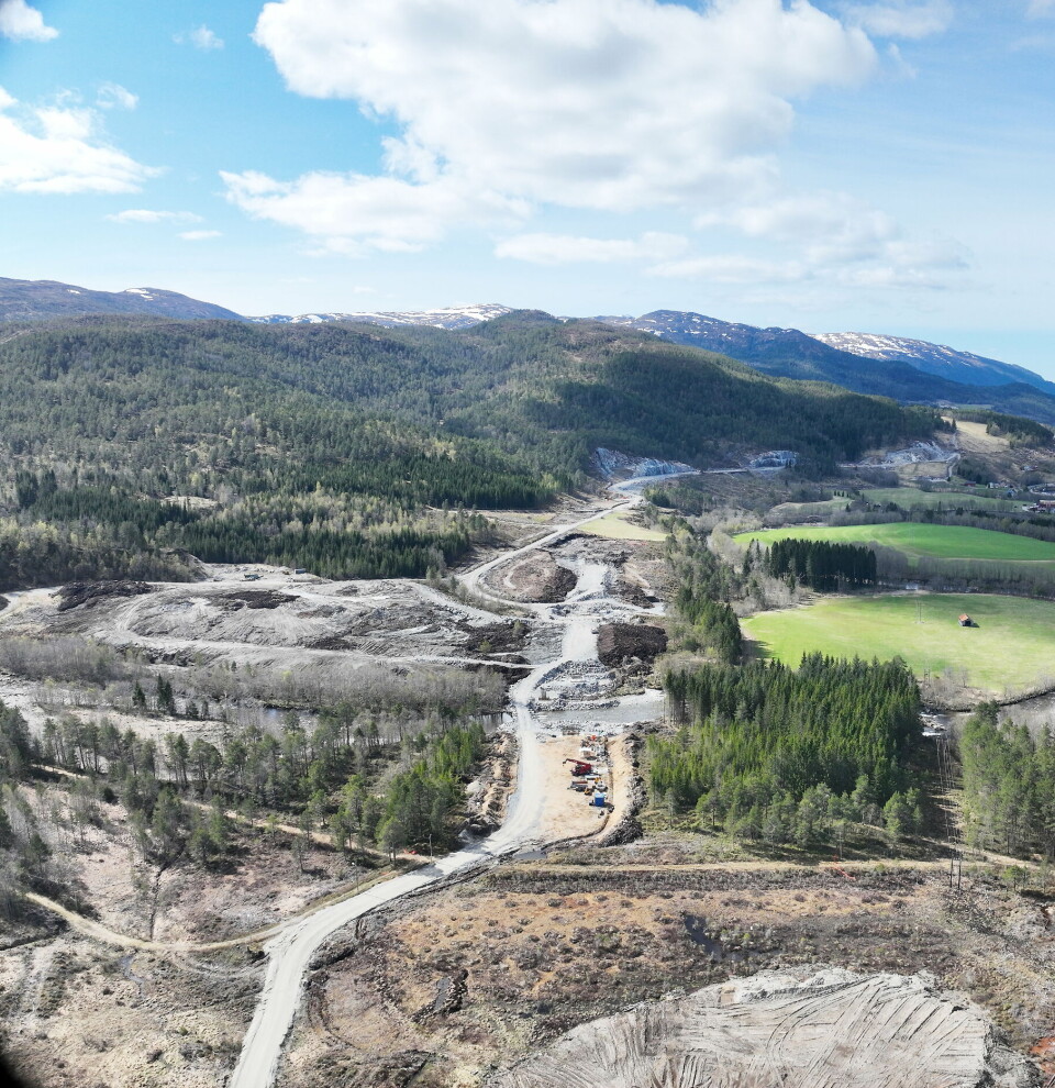 E39 STORMYRA – STAURSET: Ny E39 går litt til side for Vinjeøra tettsted.