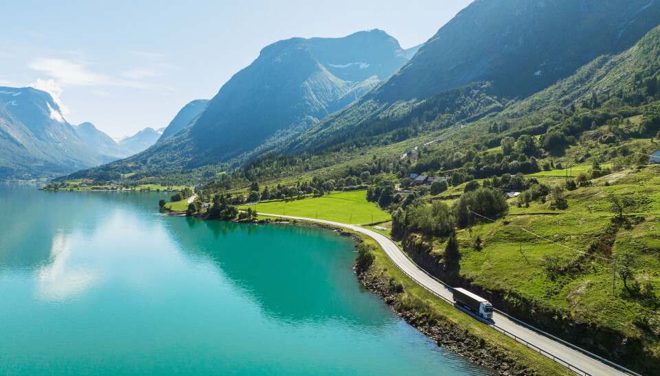 NYE MÅL SETTES: I og disse blir lastebilen sentral for å få ned utslippene ytterligere. Illustrasjonsbilde