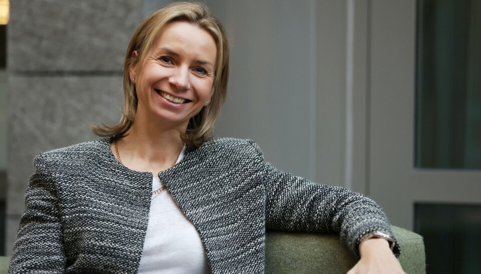 KONSERNSJEF: - Vi har ambisjoner om en vesentlig høyere driftsmargin i årene fremover, sier Tonje G. Jensen.