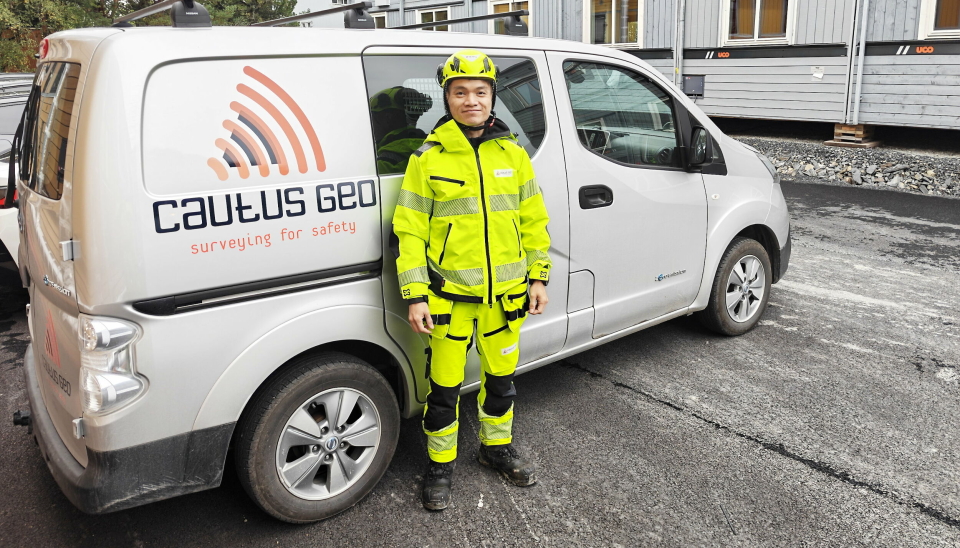 OPPSTART: Loc Tri Le starter opp i Cautus Geo etter erfaringer fra blant annet AF Gruppen.