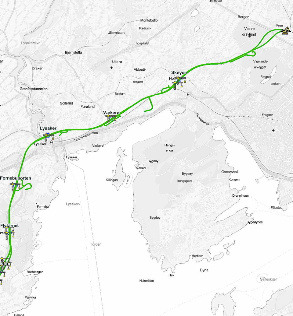 Fornebubanen nærmer seg fullføring: 99 prosent av tunnelene ferdig