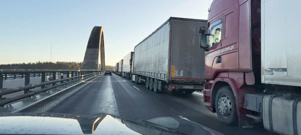 Svinesund presset av tungtransport