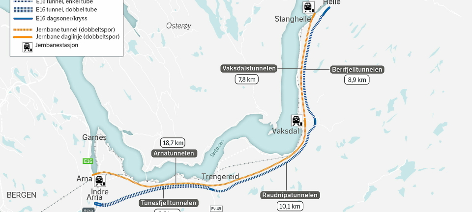 62 millioner til brakker på Arna-Stanghelle