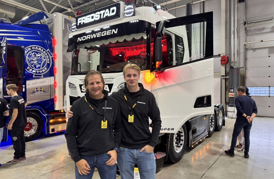 Neste generasjon bak rattet i Fredstad Logistikk