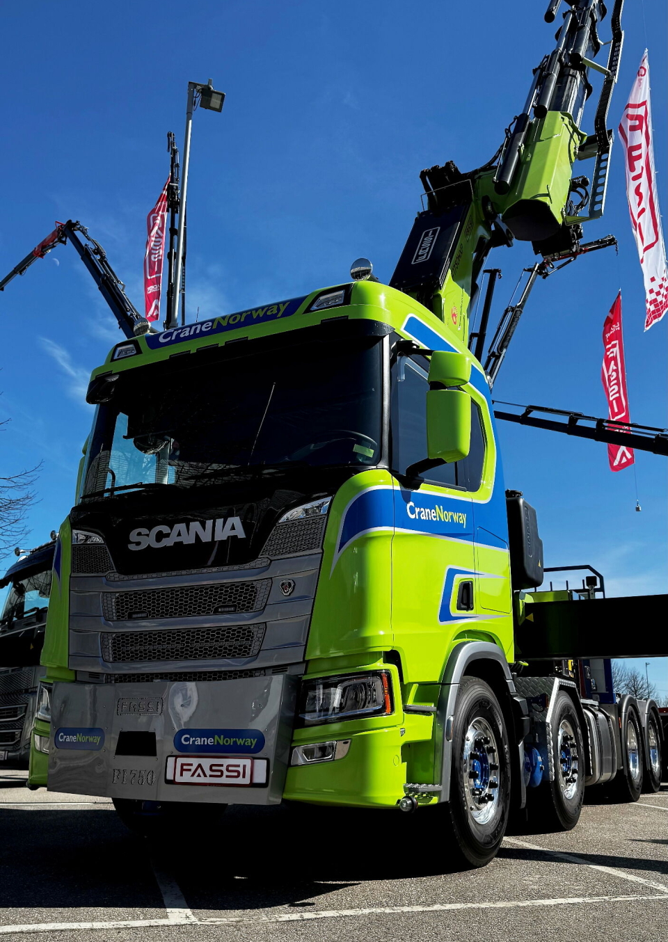Pafassi Fassi 1750 HXP Techno: Norgespremiere på kraftig kran med 175 ...