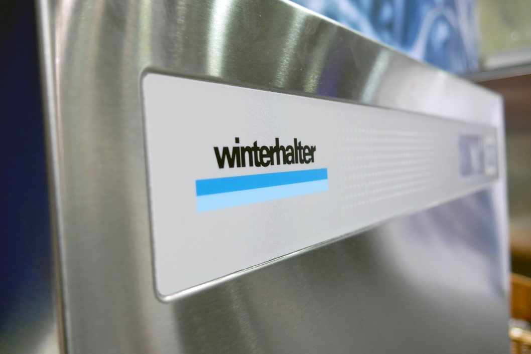 NYHETEN: Winterhalters nye glassvaskere med omvendt osmose gjør glasspussing overflødig.