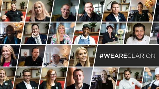 FØLG MED: WeAreClarion er en kampanje som viser frem noen av hotell-Norges beste medarbeidere. Sjekk den ut på Facebook eller YouTube.