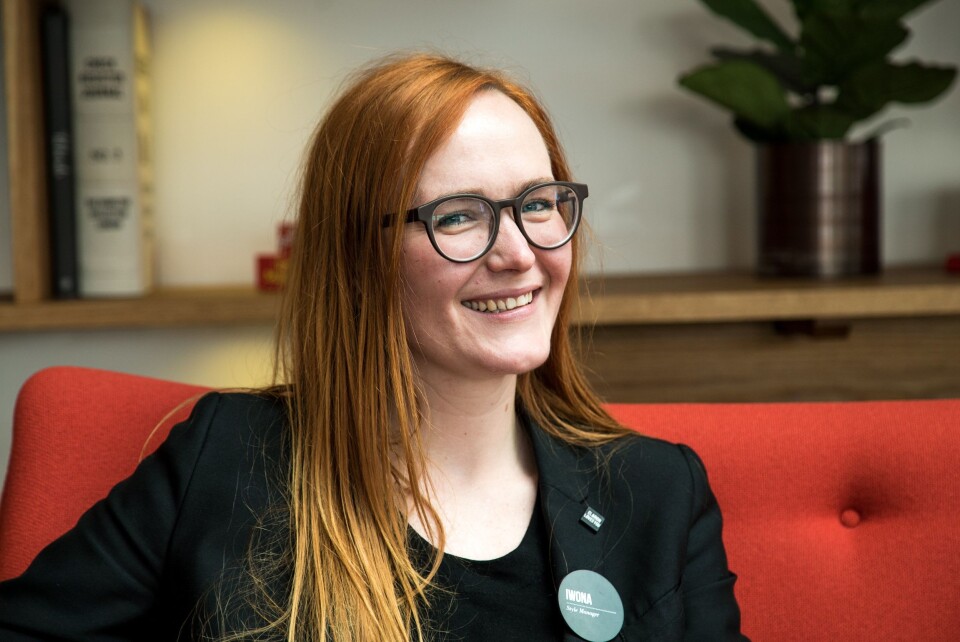 VIL SPRE GLEDE: Målet vårt er at gjestene skal oppdage at vi har det gøy på jobb, sier Iwona Graczyk. VIL SPRE GLEDE: Målet vårt er at gjestene skal oppdage at vi har det gøy på jobb, sier Iwona Graczyk.