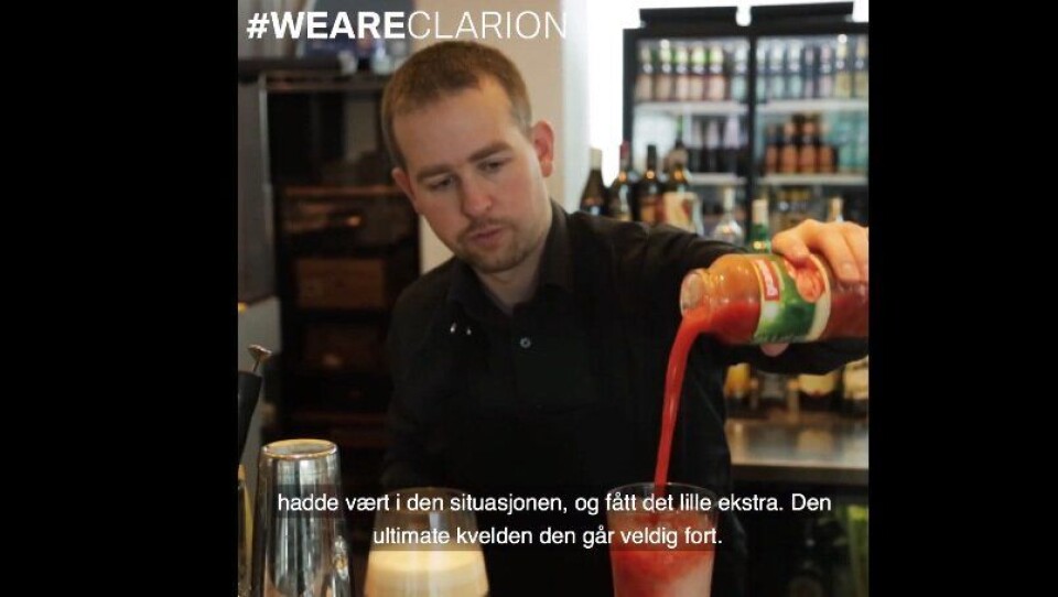 MR. MIXER: Bartender Andreas Grøntvedt jobber på Clarion Hotell & Congress Trondheim. MR. MIXER: Bartender Andreas Grøntvedt jobber på Clarion Hotell & Congress Trondheim.