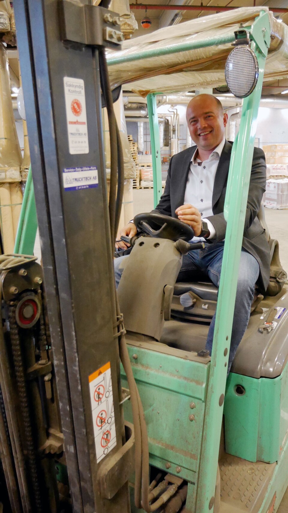 LANG FARTSTID: Pekeberg har jobbet med logistikk midten av 90-tallet. LANG FARTSTID: Pekeberg har jobbet med logistikk midten av 90-tallet.