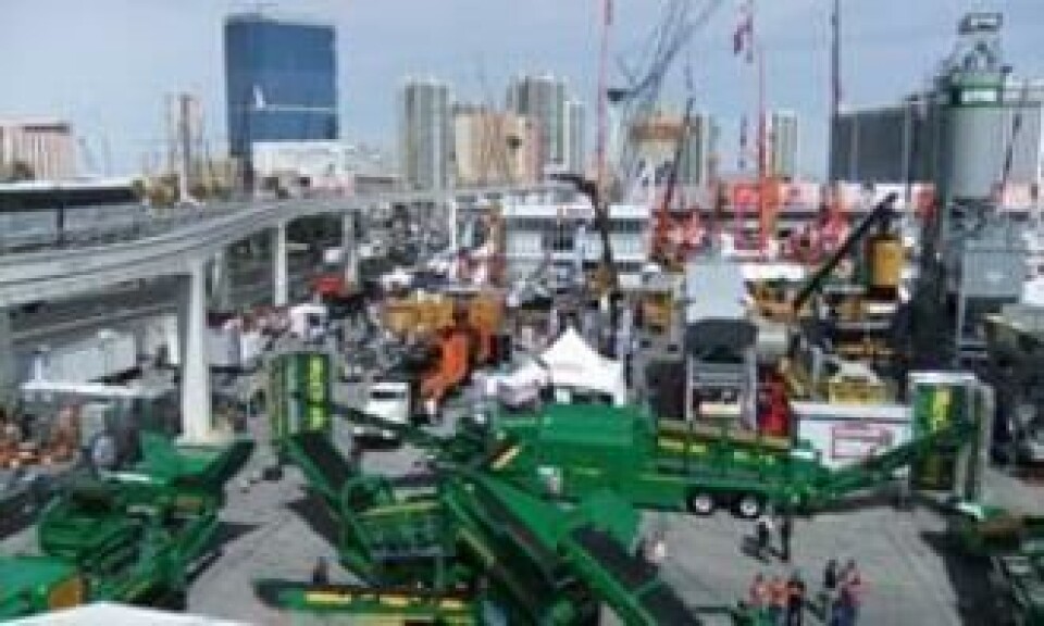 Conexpo foregår sentralt i Las Vegas.