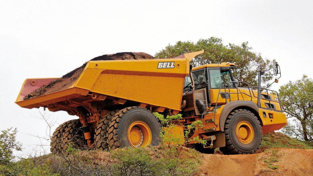 BRED KASSE: Hvis man ikke visste bedre, ville man tro dette er en stiv dumptruck med «spiss snute». BRED KASSE: Hvis man ikke visste bedre, ville man tro dette er en stiv dumptruck med «spiss snute».