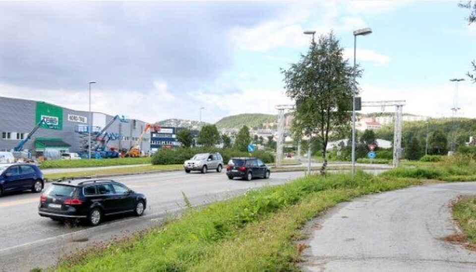 Prosjektet med ny vei på Gimle og bedre tilgang til havneområdet i Breivika starter like nord for rundkjøringen nedenfor Universitetssykehuset Nord-Norge i Tromsø.