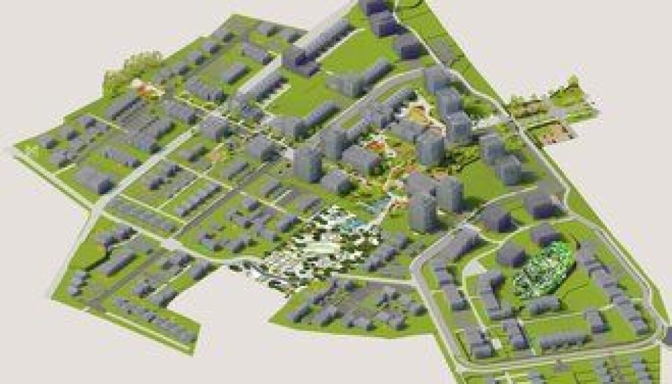 3D-illustrasjon av Sørby-Virik i Sandefjord.