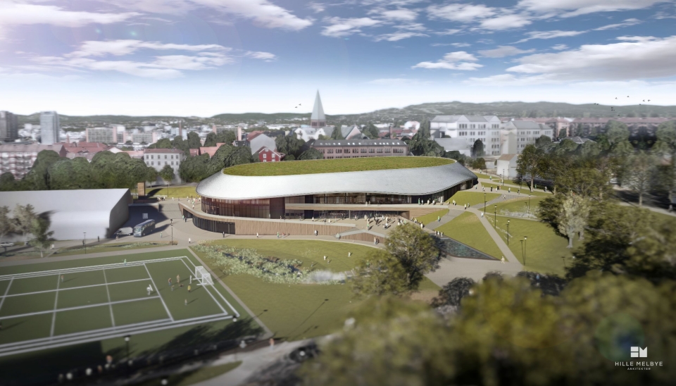 Nye Jordal Amfi skal bli Oslos hovedarena for ishockey, med et areal på ca. 11.550 kvadratmeter BRA.