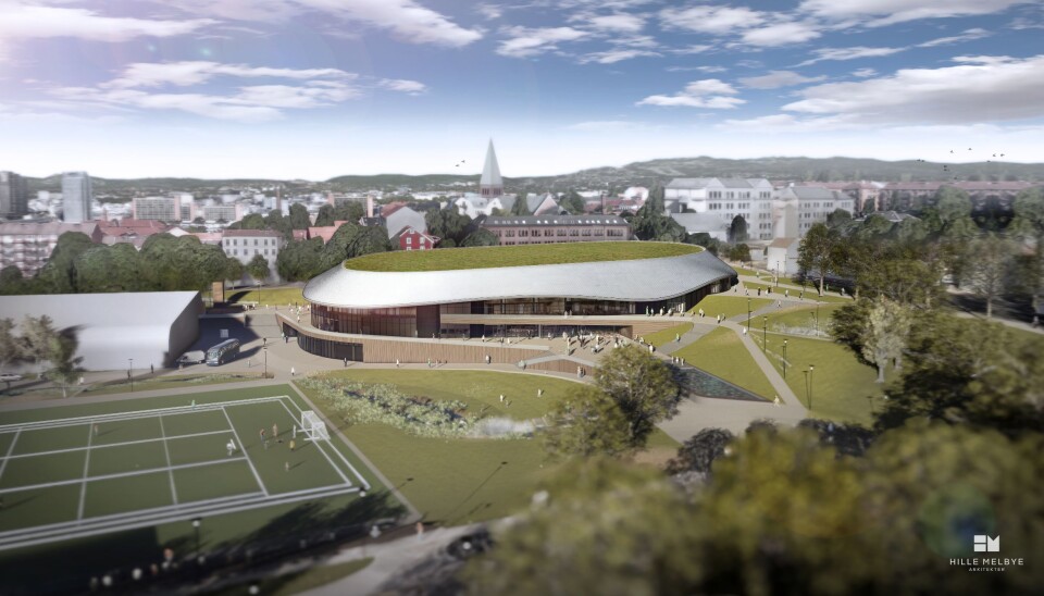 Nye Jordal Amfi skal bli Oslos hovedarena for ishockey, med et areal på ca. 11.550 kvadratmeter BRA. Nye Jordal Amfi skal bli Oslos hovedarena for ishockey, med et areal på ca. 11.550 kvadratmeter BRA.