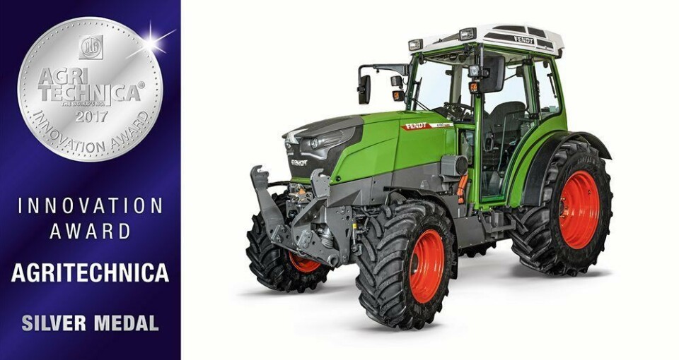 Elektrisk traktor - Fendt e100 Vario. Elektrisk traktor - Fendt e100 Vario.