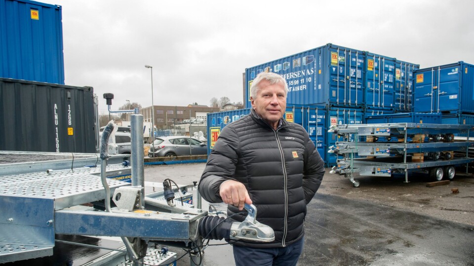 Utleiecontainere har vært viktig for Helge Kristoffersen i Bergen. I år regner de med å levere container nr. 10.000.