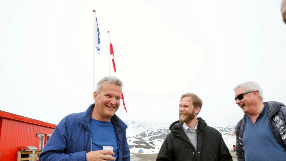 NY GRUVESJEF: Gunnar Moe blir leder av gruvedelen til LNS. Her er han ved rubingruven på Grønland.