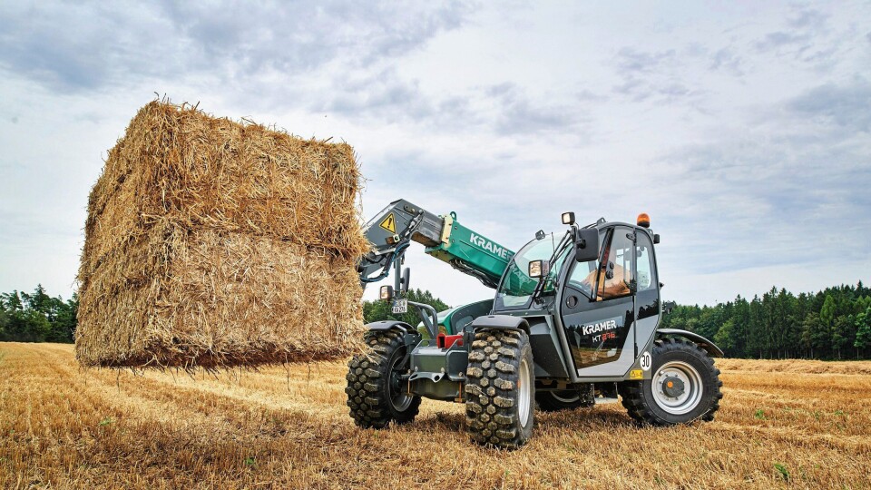 GRØNNE: Etter avtale mellom Kramer og John Deere skal sistnevnte selge Kramers hjullastere, lastere med teleskopbom og teleskoplastere til landbruket.