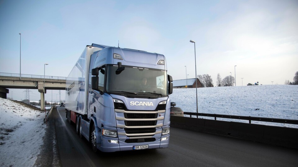 Lanseringen av ny generasjon Scania på slutten av sommeren 2016 virker inn på nyregistreringer i Norge første halvår 2017.