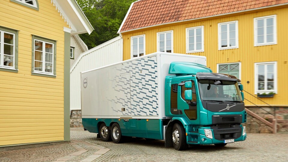 Nye Volvo FE 350. Salget starter i juni og produksjonen i september 2017.