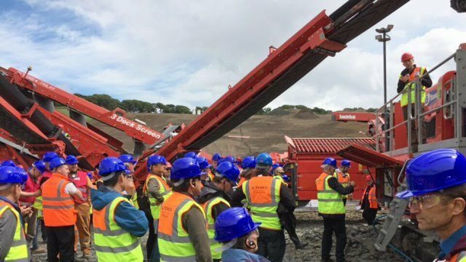 Demodager hos Terex Finlay i Skottland.