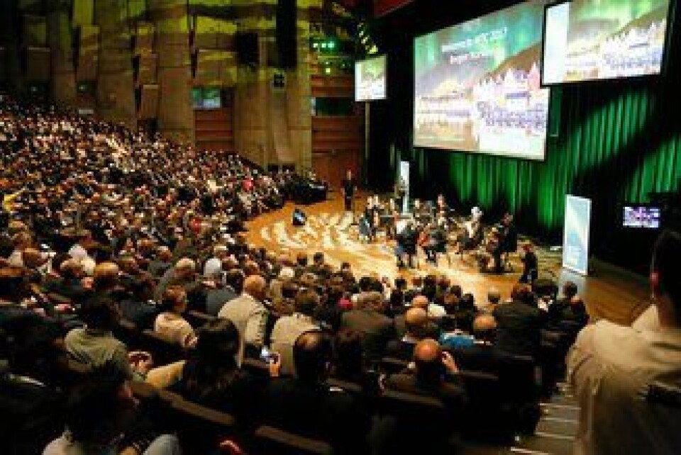 Fra åpningen av WTC 2017 i Grieghallen i Bergen 12. juni 2017.