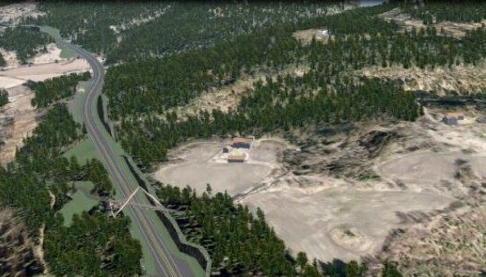 Ny E16 ved Opperud, Svenådalen og Søtbakkdalen.