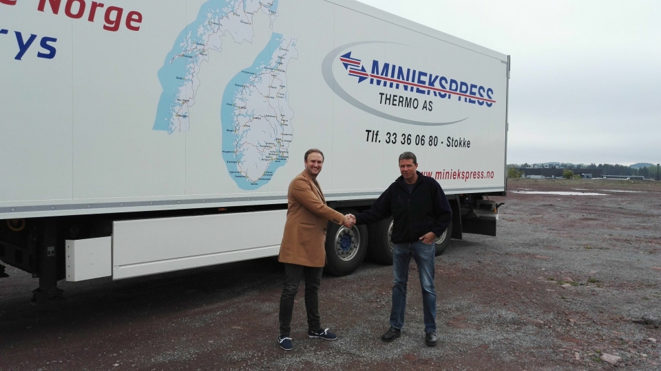 Både daglig leder Poul Erik Hoffmann (t.v.) i Alås og daglig leder Kaj Sigurd Gjerstad i Alås-kunde Miniekspress har innsett det økende behov for alkolås blant yrkessjåfører.