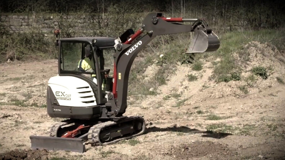 Ny elektrisk Volvo gravemaskin