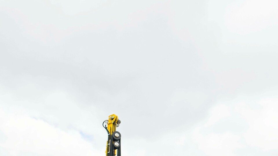 Atlas Copco-utstyret som skal brukes i stein, brandes om til Epiroc fra 2018. På bildet er en Flexiroc T45. Atlas Copco-utstyret som skal brukes i stein, brandes om til Epiroc fra 2018. På bildet er en Flexiroc T45.
