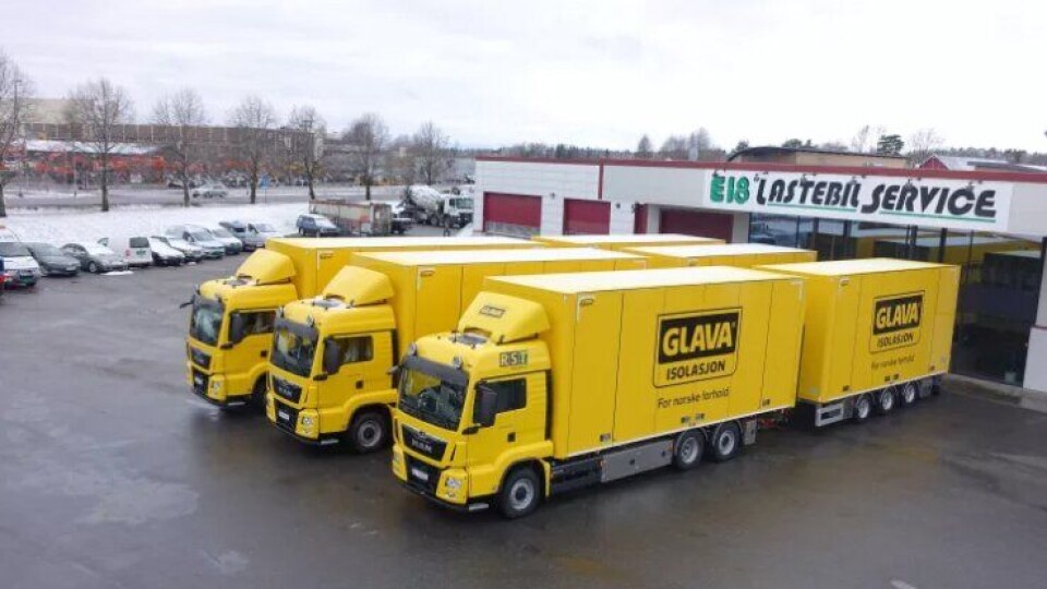 Med dette akseloppsettet, får man bokstavelig talt lett med seg Glava isolasjon. Men de nye vogntogene skal også brukes til annen - og tyngre - transport.
