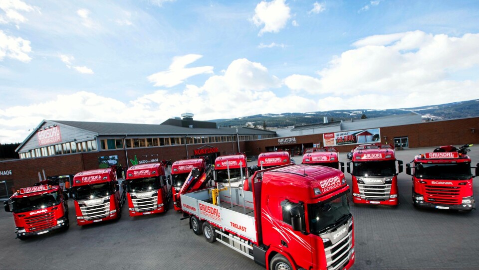 De ti nye bilene representerer den største enkeltleveransen av Scania til Gausdal Landhandleri og også den største Scania-leveransen i Lillehammer/Gudbrandsdalen.