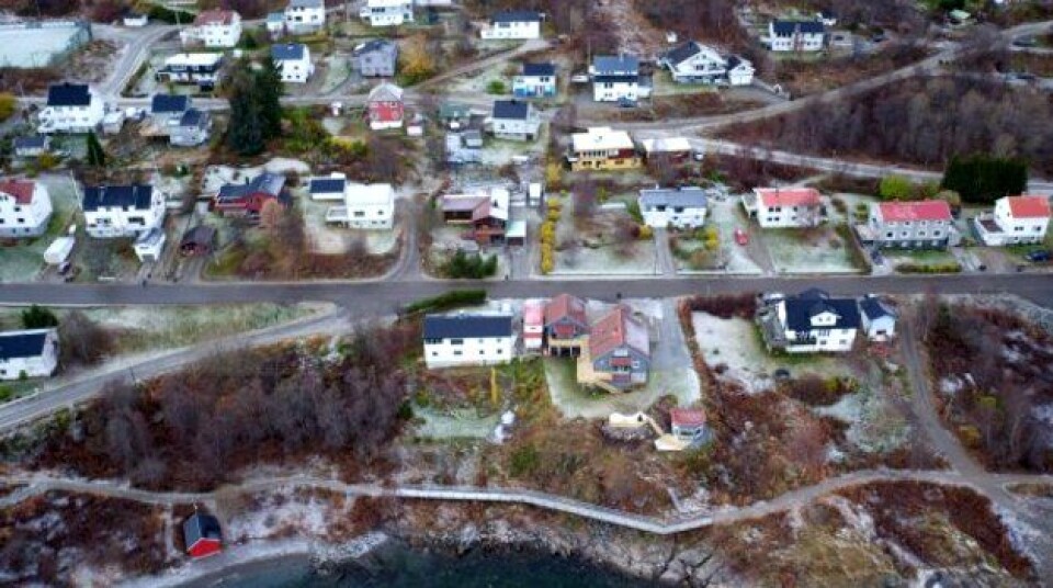 Fylkesveien 6 Hagebyveien i Harstad.