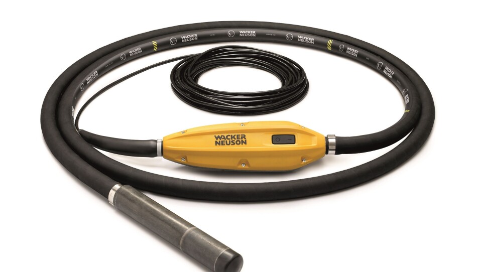 Wacker Neuson IEC-serie stavvibrator er tildelt designerpris.