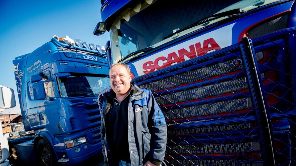 Espen Melby har fire Scania-er med over millionen kilometer bak seg. Flest har R580-en han har kjørt selv 1,7 millioner uten feil.