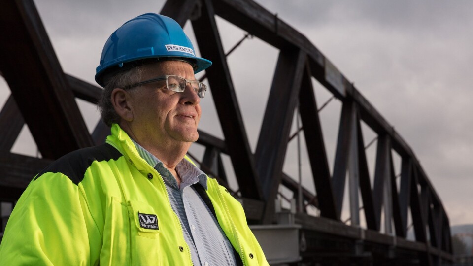 - Gode utsikter, sier konsernsjef Morten Kristiansen. Foto Jens Haugen.