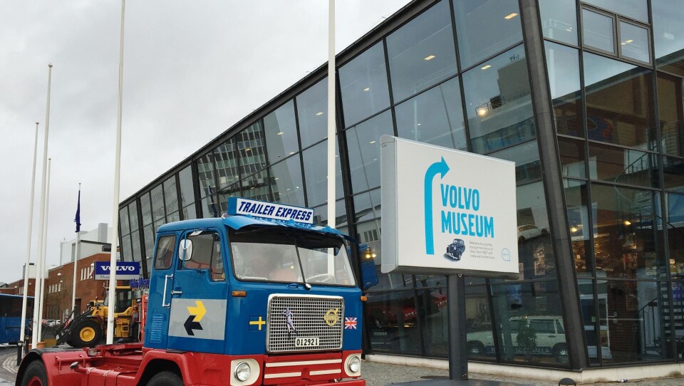 Volvo har kjøpt et flott eksemplar av Volvo Titan Tiptop som nå står på Volvo Musesum.