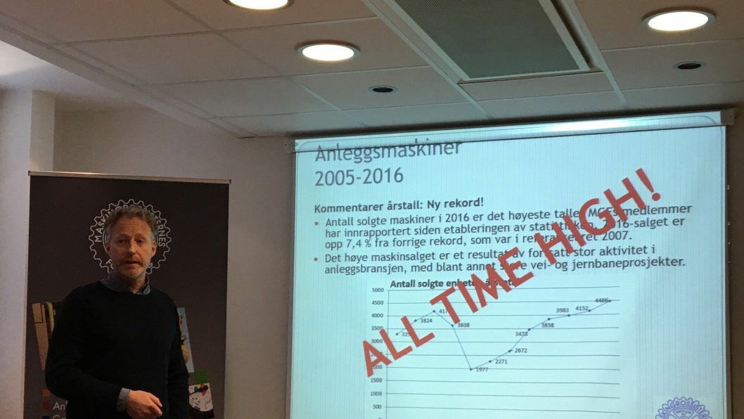 Fagsjef Njål Hagen i MGF presenterte tallene.