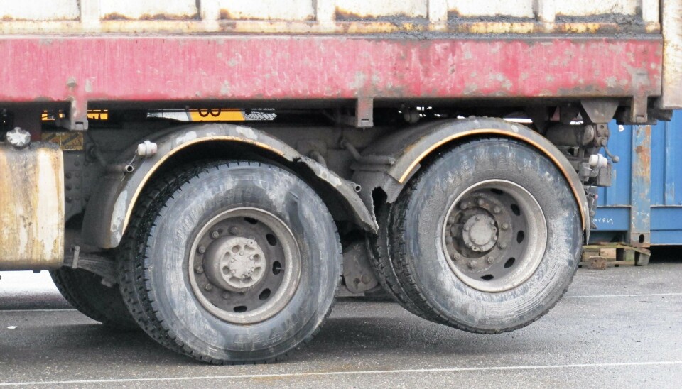 Illustrasjonsbilde. Det var ikke denne lastebilen som ble stoppet på Sandmoen.