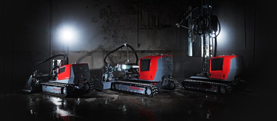 BETONGRENOVERING: Aquajet Systems har en hel serie med maskiner som klargjør for renovering av betongkonstruksjoner.