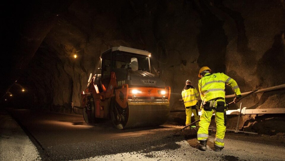Legger 22.000 tonn asfalt midtvinters