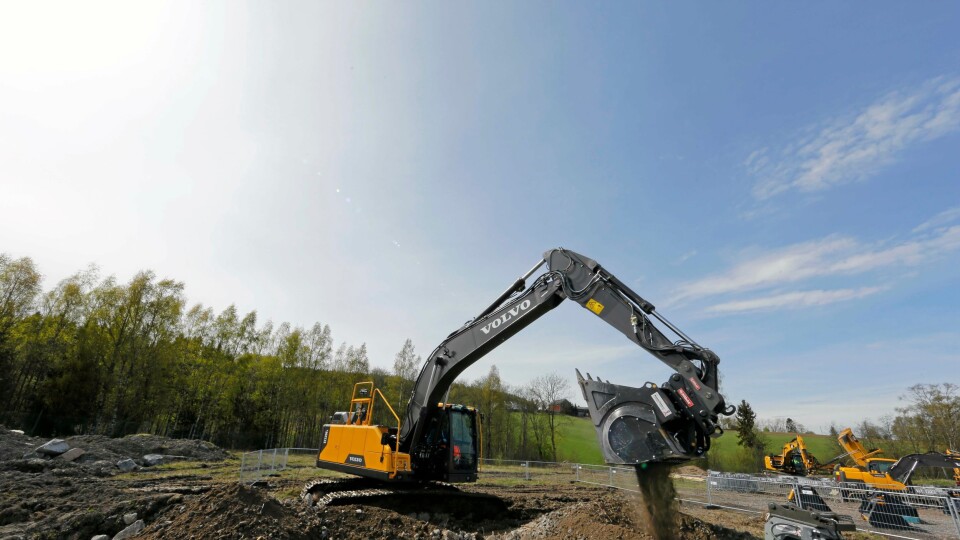 Oslo kommune vil gi læreplassgaranti i blant annet bygg- og anleggsfagene. Illustrasjonsbilde fra Vei og Anlegg 2015.