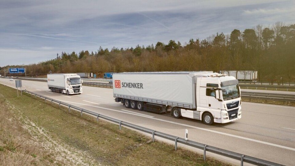 MAN Truck & Bus og DB Schenker har inngått en intensjonsavtale om praktiske platooning-tester.